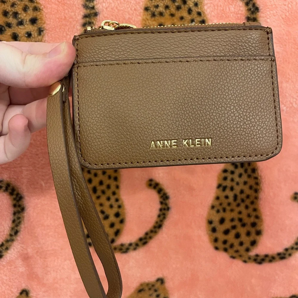 Three pocket Anne Klein backpack w/ wallet - Picture 3 of 5